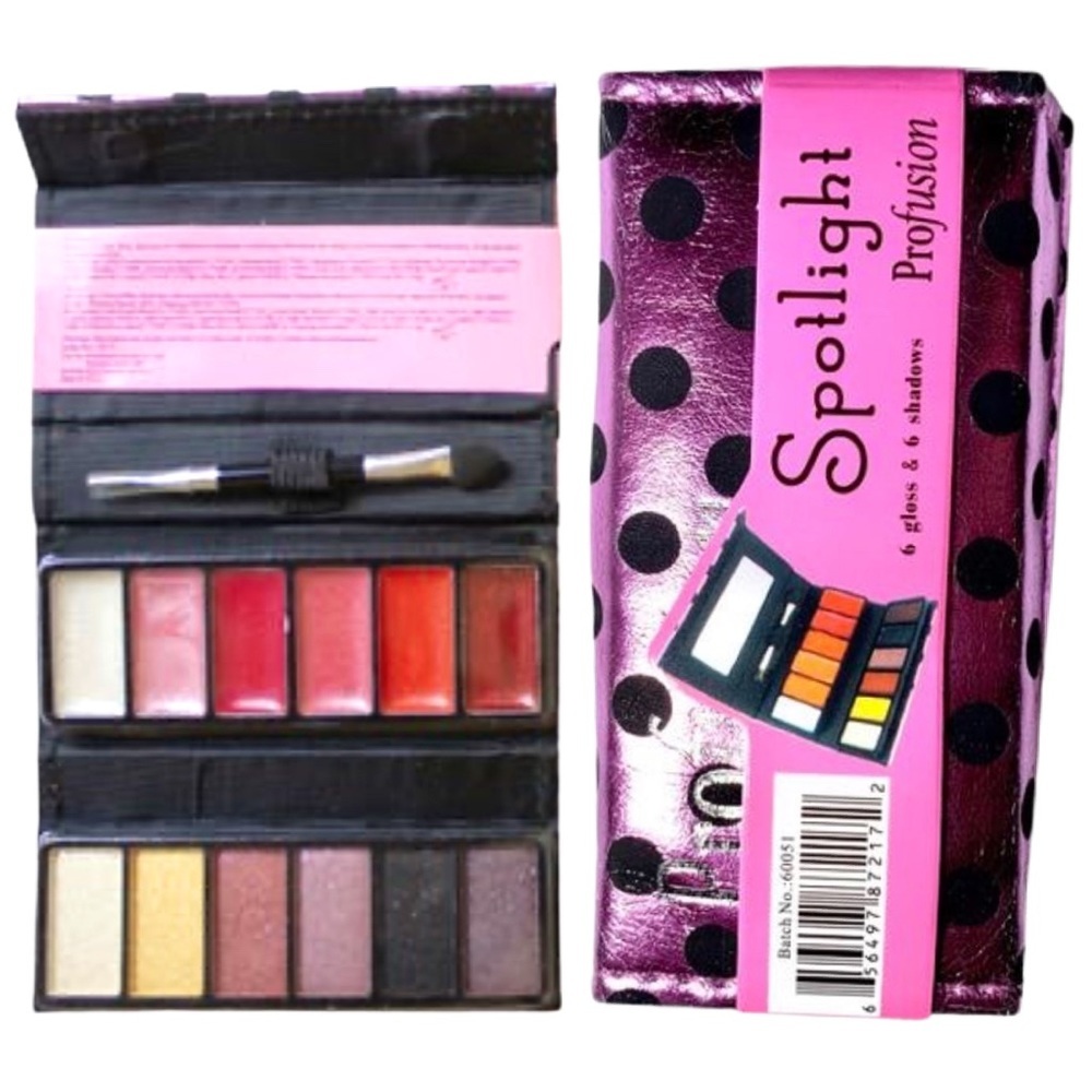 2 Spotlight Eyeshadows & Lipgloss Set NWT - Picture 3 of 13
